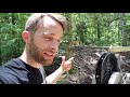 Installing the Water Wheel for HYDRO POWER @ the Off Grid Cabin!! EP #25