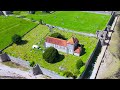 Medieval Roman Fortress | Portchester Castle From Above