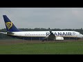 Ryanair B737-800 Landing Flughafen Munster/Osnabruck