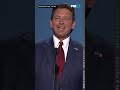 Florida Gov. Ron DeSantis speaks on stage on the second day of the Republican National Convention