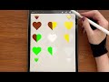 Emoji Color Mixing in Procreate: Viewer Requested Emoji Color Mixing #procreate #colormixing