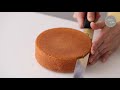How to make Genoise (Génoise, Sponge Cake, 제누아즈) - Maison Olivia
