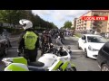 Tumult da politiet standsede rockerne i København
