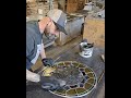 Stained Glass Circular Window Making