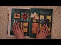 ASMR Christmas Magazine Flip Through 🎄 (soft spoken + paper sounds)