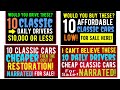 I AM TOTALLY ASTONISHED AT THESE LOW PRICES! TEN CLASSIC CARS FOR SALE HERE ALL AT REASONABLE PRICES