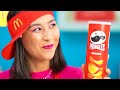 Rumah Satu Warna Tantangan McDonald’s vs Es Krim vs Donat | Perang Lelucon Multi DO Smile