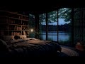 Deep Sleep During the Rainy Night | 8 Hours Soft Rain Sound & Peaceful Piano | Sleep Music
