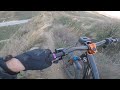 MTB - attempting sesnon ridge on a windy evening