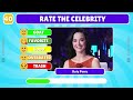 Rate The Celebrity | Tier List Challenge