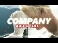 Company - Justin Bieber ( Edit Audio )