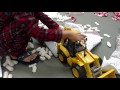 Christmas Morning 2016 Opening Gifts/Presents From Santa! Power Wheels Ride On Camaro, Cement Truck!