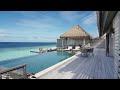 King Overwater Villa with Pool, Waldorf Astoria Maldives Ithaafushi - 4K with soothing Guitar