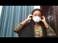 How to put on your hijab, face mask and glasses #easy way #subscribe #like #share #shorts