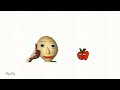 Miss Circle gives Baldi an apple reanimated awfully