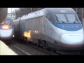 A Day @ Amtrak's Route 128 Station With LOADS Of Action!!