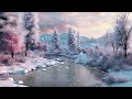 FALL ASLEEP IMMEDIATELY with Winter Relaxing Cello & Piano Music - Relaxing Sleep Music