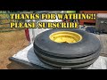 Replacing Foam Filled Tractor Tire