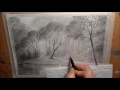 How to Draw Landscapes, The Graphite Powder Technique.