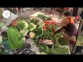 Very fresh meats and vegetables in Lim Chheanghor, Cambodia market | ផ្សារលឹមឈៀងហោចំការដូង