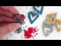 Open Heart Beadweaving Tutorial