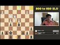 Punish Early Queen Attack | Chess Rating Climb 800 to 900 ELO