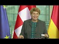 Deutschland trifft Schweiz: Bundeskanzler Scholz (SPD) empfängt Bundespräsidentin Amherd | 15.05.24