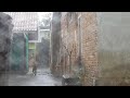 walking in a rainy village atmosphere #rain #village #heavyrain