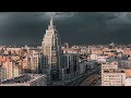 Moscow 4K drone view • Stunning Footage Aerial View Of Moscow | Relaxation film with calming music