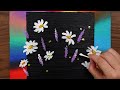 Beautiful Daisy Flower Acrylic Painting Technique｜Easy Painting Step By Step (1354)