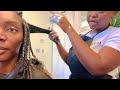 My First Natural Hair Salon Visit| Wash and Go + Curly Cut on Type 4 Hair