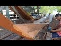 Step by step making a traditional wooden boat
