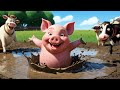 Farm Animal Friends | Fun Kids' Rhyme with Moo, Baa, Oink! | Educational Nursery Song