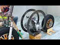 32 Minutes To Build An Unique Motorbike From Mild Metal Without Welding And Unbelievable The End...