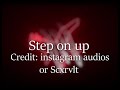 Step on up audio edit