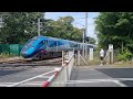 Fault at the barriers, guys on site and trains running slow - Killingworth level crossing