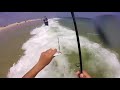 Surf fishing for snappers - Island Beach State Park Jersey shore