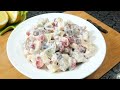 Creamy Fruit Chaat Recipe 😋 || Quick and easy fruit chaat recipe by fatima food secrets