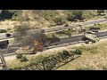 Israeli Military Oil Tankers Convoy Badly Destroyed by Irani Fighter Jets and Helicopters | GTA⁵