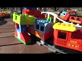 Lego Duplo train ☆ grade-separated rail course
