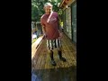 Power washing the deck OFA