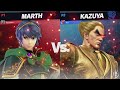 SSBU FT5 - Astna [Marth] Vs. MoDzai [Kazuya]