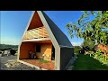T-Fold wooden home blends design & disaster-proof tech