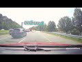 Jeep driver passes on the shoulder