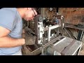 Knife Making - Forging a Knife With a Railroad Clamp