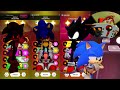 Sonic EXE VS Dark Sonic Tiles hop edm rush