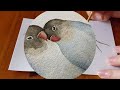 TWO BIRDS WATERCOLOUR PAINTING | Requested Drawing & Painting For Beginners | Draw With Me
