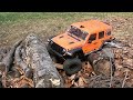 Orange JEEP Log Crawler
