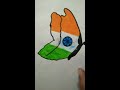 How to make republic day drawing. 