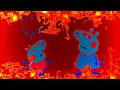 Peppa Pig Crying Dinosaur Balloon Floats Away | Video Effects (Miror,Robot,Old Tv) And Other Effects